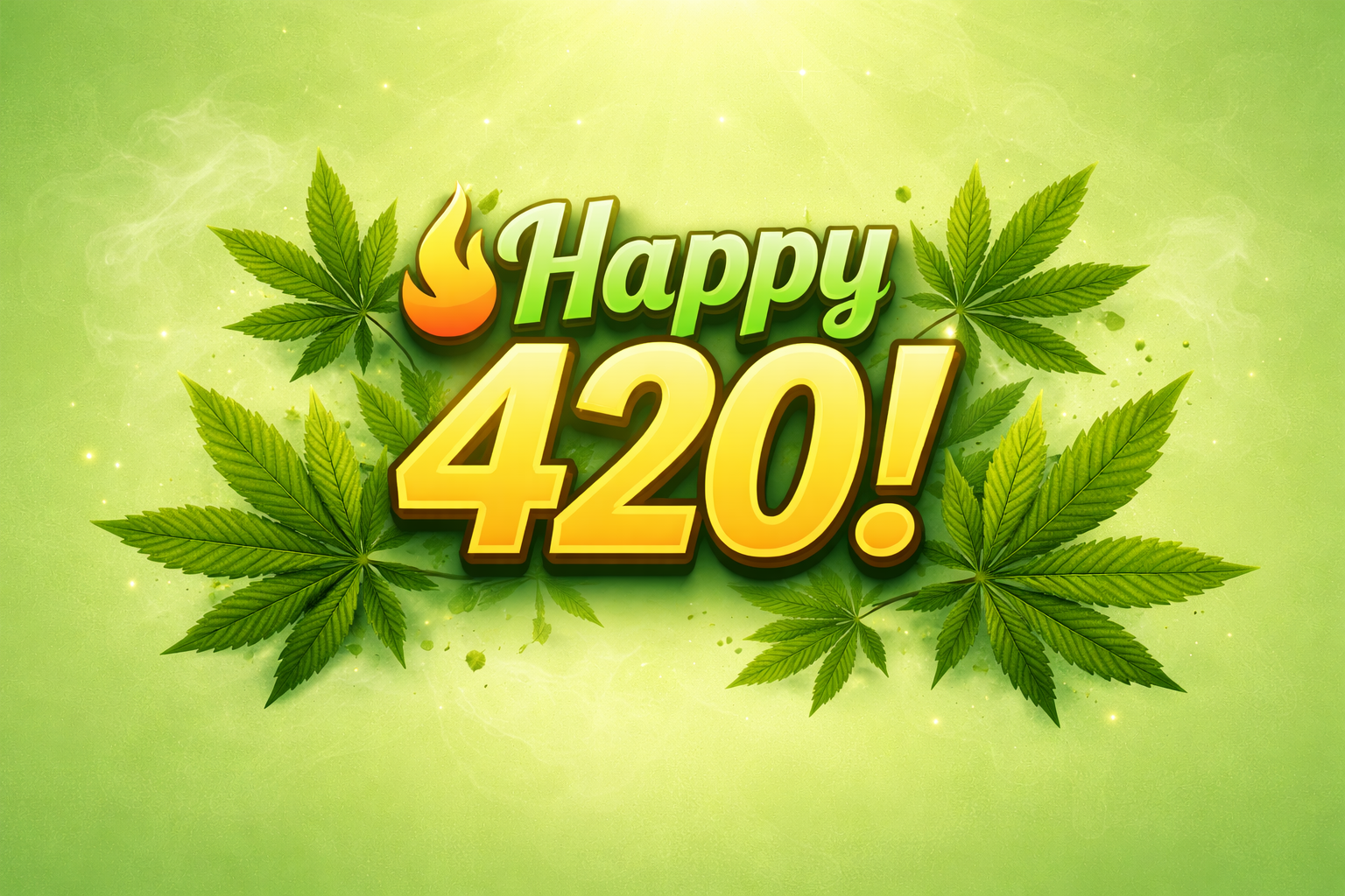 Zeichen zum internationalen Tag des Cannabiskonsums