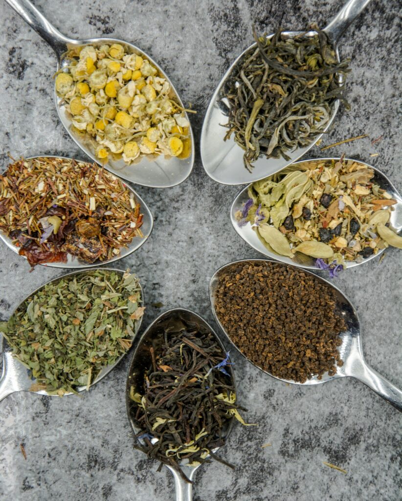 Tee Kräuter Von der Pflanze bis in die Tasse eigene Mischung